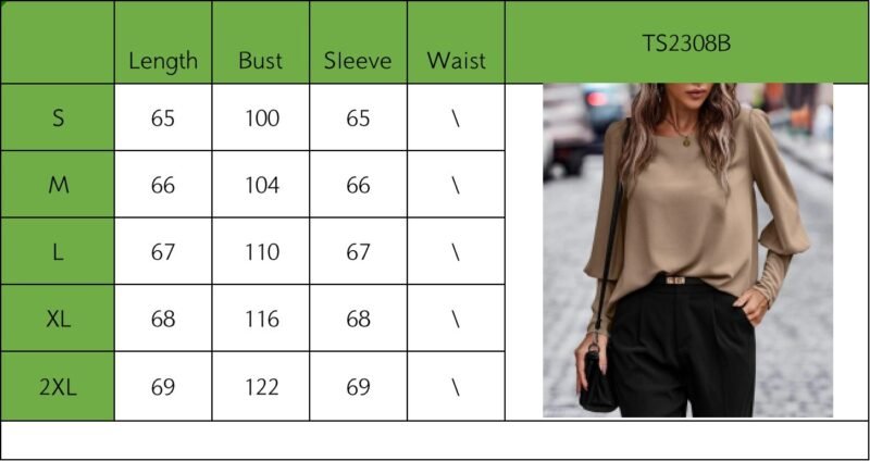 European And American Long Sleeve Button Solid Color Casual Shirt - Image 2