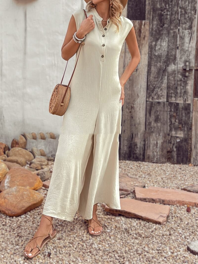 Women's Versatile Casual Solid Color Jumpsuit - Image 2