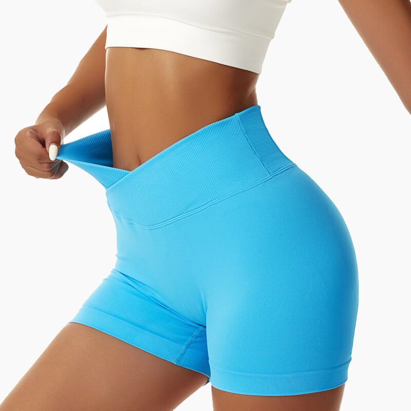 Tight Seamless Sports Shorts For Women - Image 5