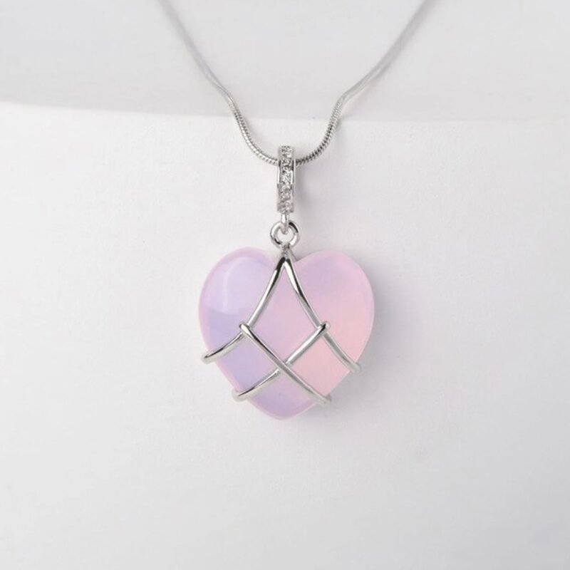 Fashion Moonstone Necklace For Cartoon Princess Love Girl Necklace Novelty Jewelry - Image 8