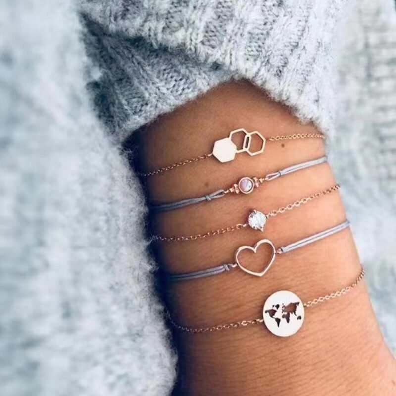 Bohemian Bracelets & Bangles Set Vintage Bead Boho Charm Bracelet For Women Jewelry Accessories Pulseras Mujer Bijoux Femme - Image 8
