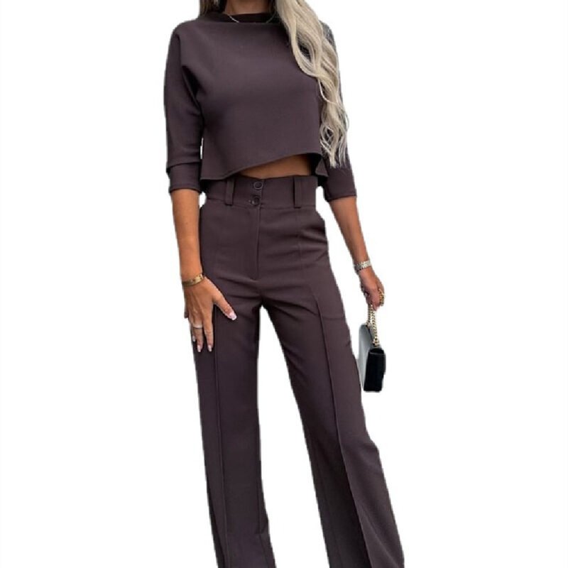 Fashion Tops High Waist Wide Leg - Image 6