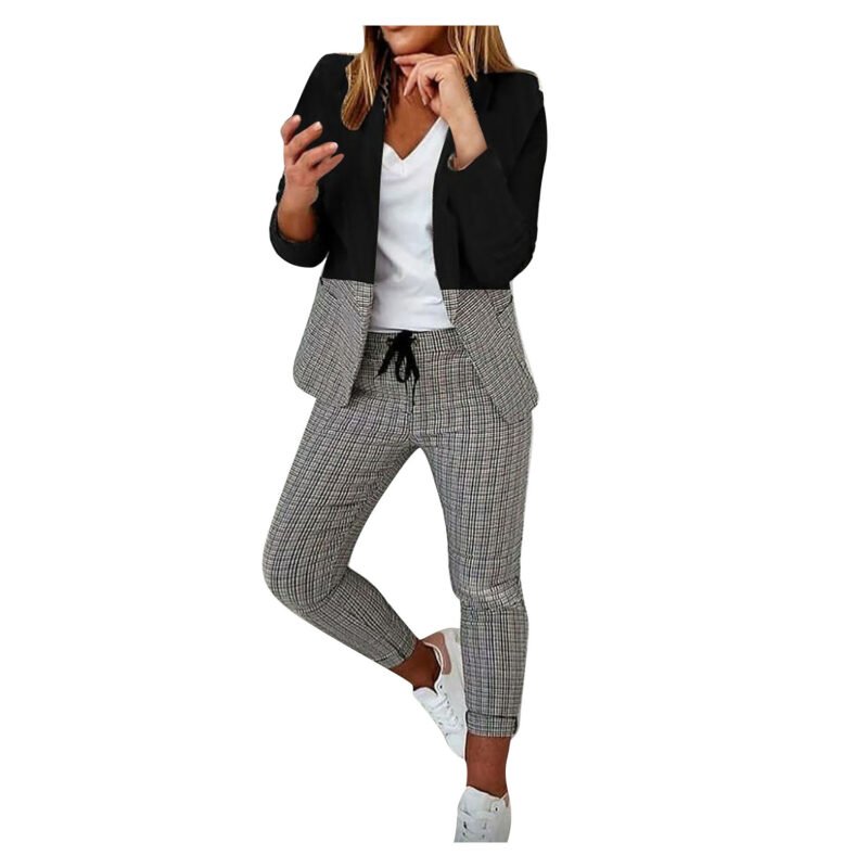 New Casual Fashion Set Small Suit Women's Suit - Image 4
