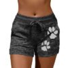 Dark grey print