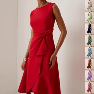 Bow-knot Sleeveless Dress