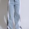 Light Blue Denim White